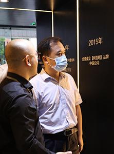 热烈欢迎海珠区区委书记蔡澍一行莅临纽得赛参观指导